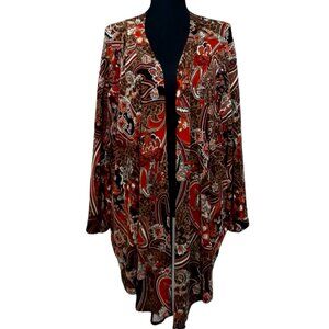 Anna Maxwell Open Front Lightweight Layering Blouse